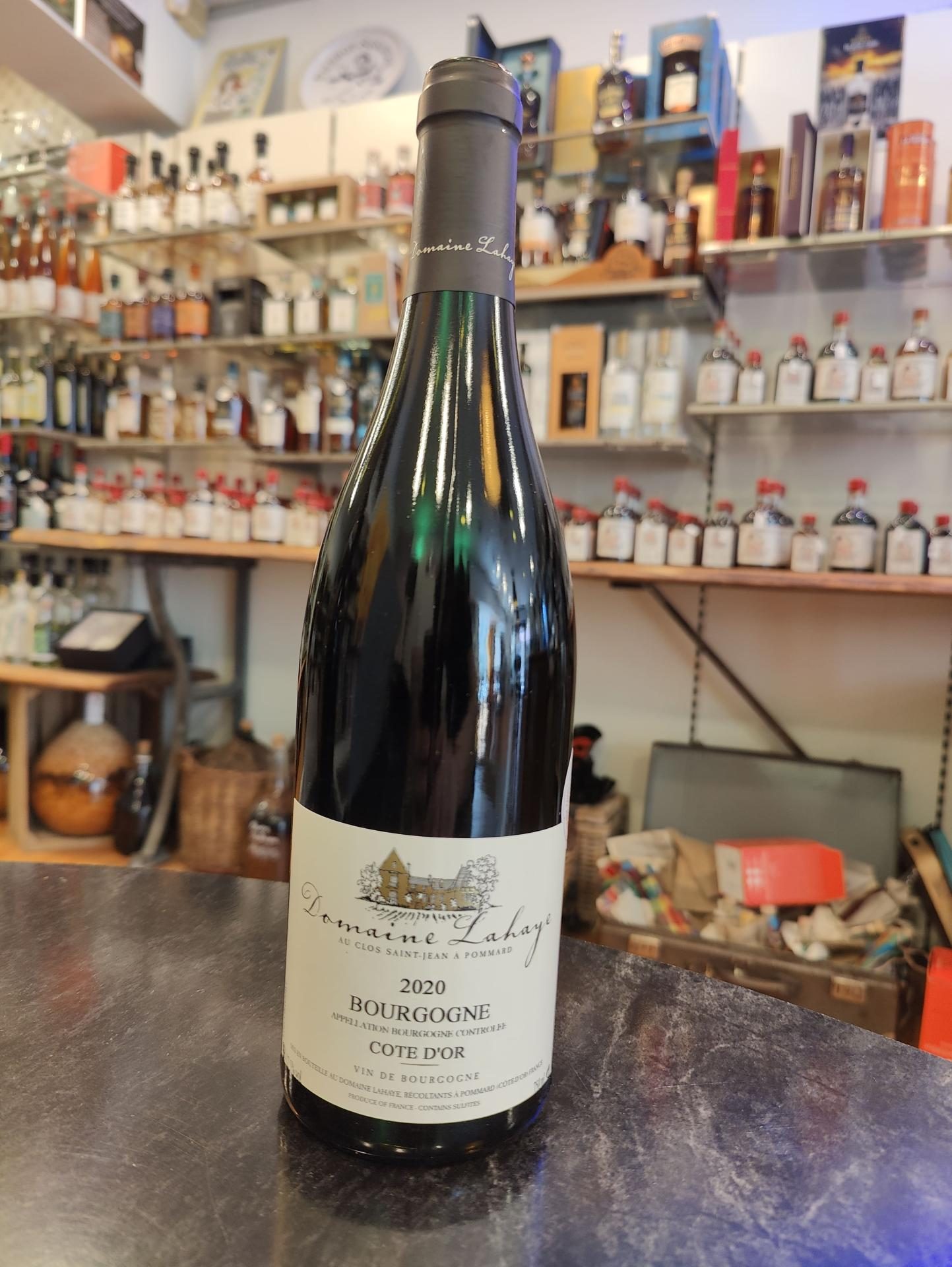 Rouge Bourgogne côte d'or Pinot Noir 2020