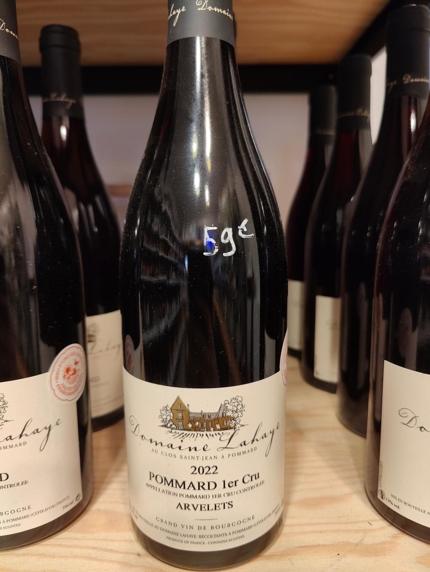 rouge  Pommard 1er cru les Arvelets 2022