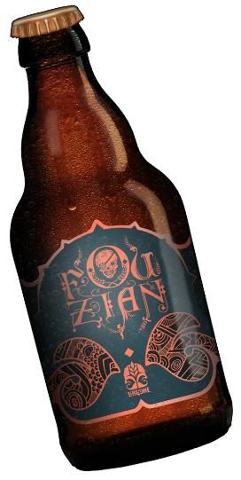 33cl - Fouzian : Ambrée forte – 10 % Alc/vol