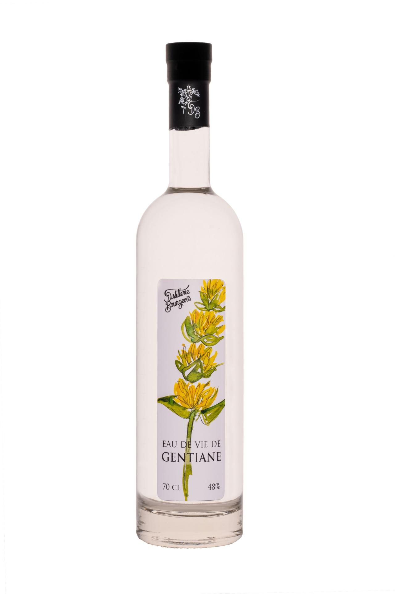 GENTIANE eau de vie 20cl - DISTILLERIE BOURGEOIS