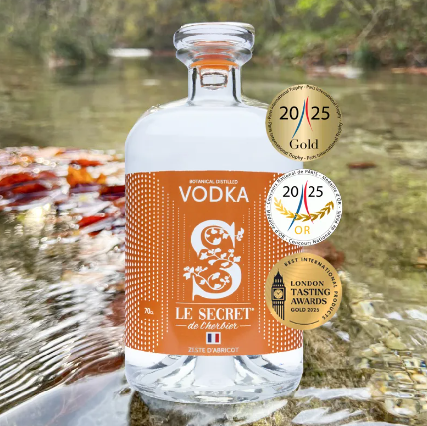 VODKA zeste d'abricot - LE SECRET DE L'HERBIER